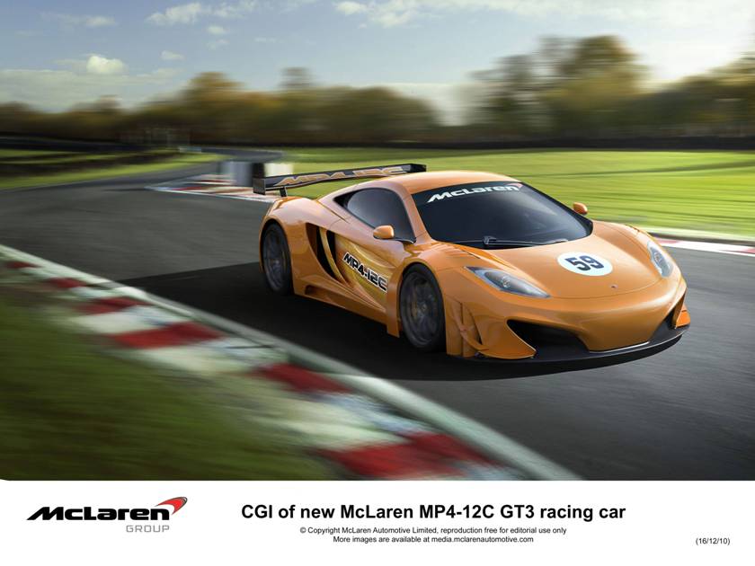 McLaren GT3 Rennwagen Diesen Artikel weiterempfehlen