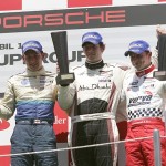 Porsche Supercup Barcelona 2011 Podium Rennen Sieger