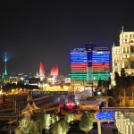 Baku City Challenge bei Nacht